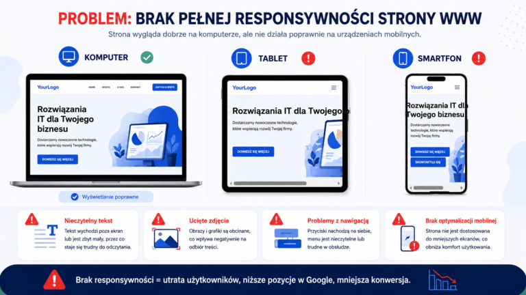 Dlaczego stara strona www blokuje Twój biznes? 5 błędów, przez które tracisz klientów
